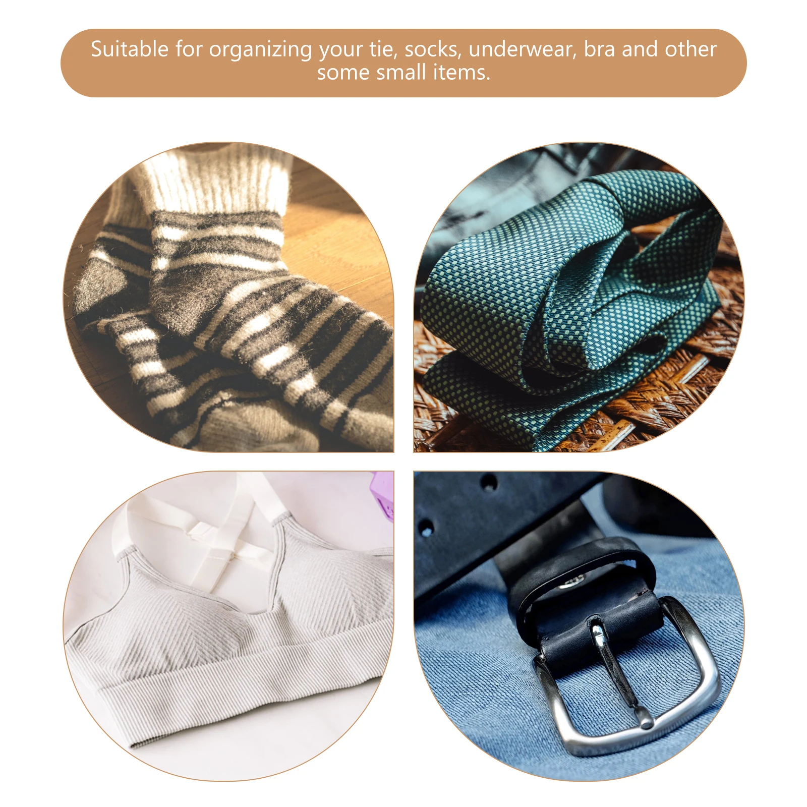 

1pc Dust-Proof Storage Box 30X20X15Cm Underwear Socks Organizer Closet Wardrobe Small Clothes Holder Sorting Container