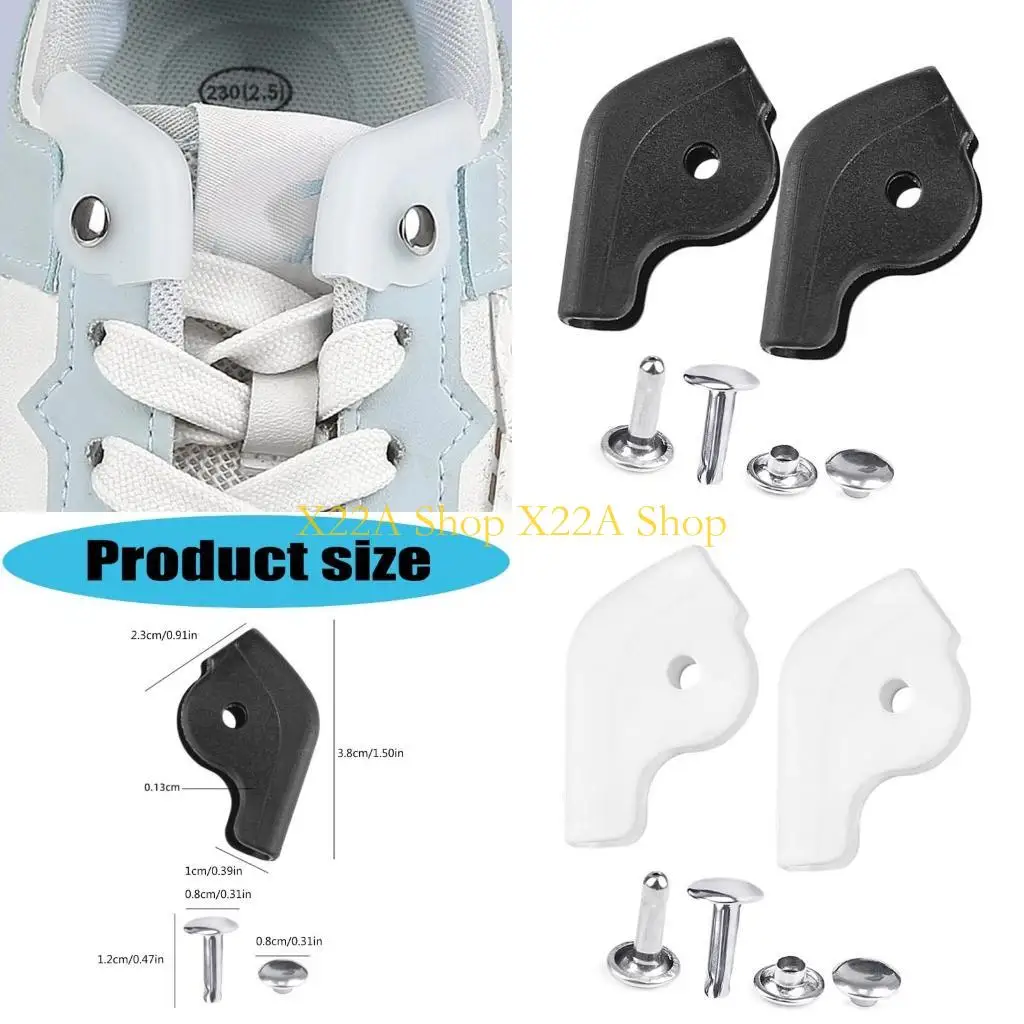 Unique Anti Abrasion Shoe Protectors Repair Plate For Sneakers Loafers Boot Secures Fit with Stainless Steel Fasteners