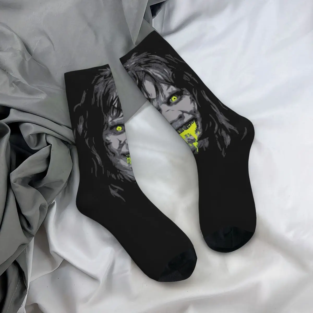 Calcetines de fútbol de película de terror poseídos para hombres y mujeres, Hip-hop, cosas cómodas, mejor Idea de regalo