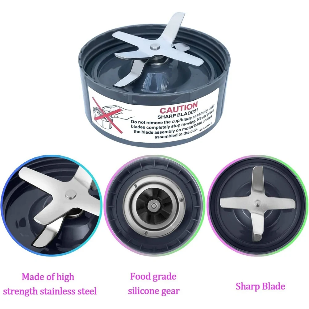 A09G-Сменные детали лезвия блендера для блендера NutriBullet 600 Вт 900 Вт, включая прокладку лезвия экстрактора, амортизатор и шестерню