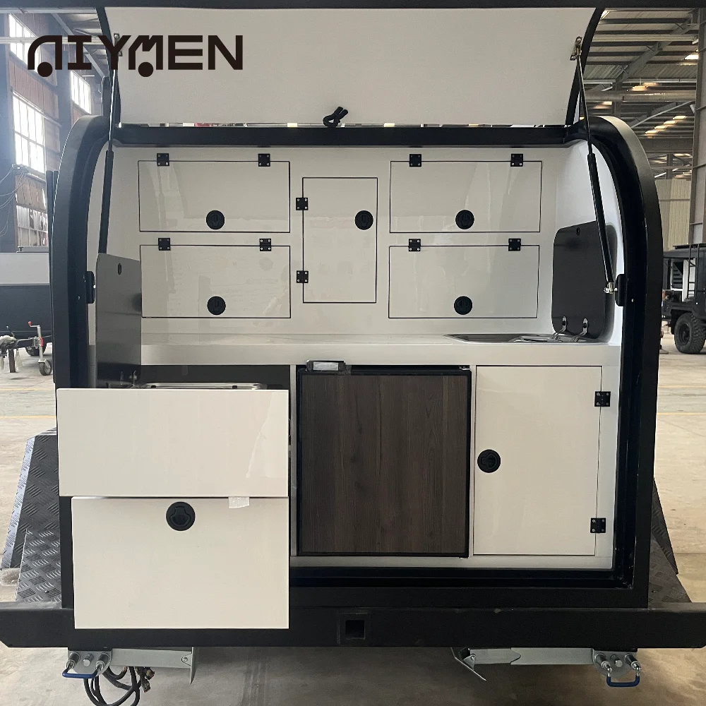 China Luxury Mini RV Offroad Trailer for Sale for Camping and Travel Motorhomes Alternative