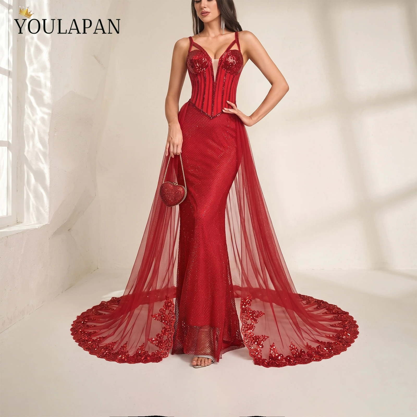 topqueen-gonna-da-sposa-in-tulle-rosso-con-paillettes-e-pizzo-strascico-lungo-gonna-sovrapposta-da-sposa-vb32