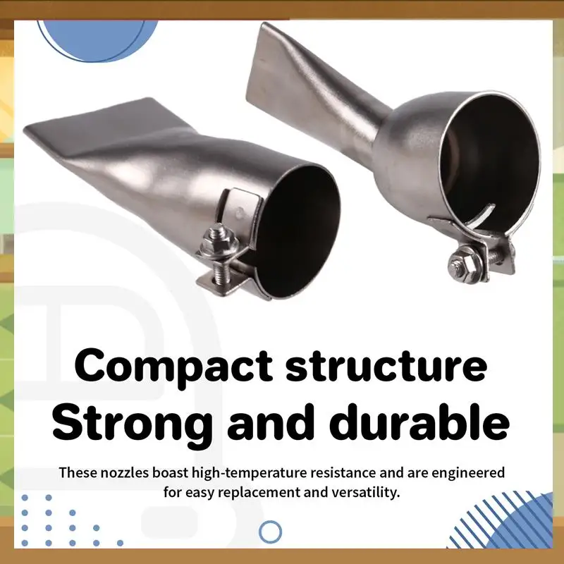 

Essential Welding Tools: 2Pcs Flat Nozzle Pack, 20Mm And 40Mm Stainless Steel, For Hot Air Welders-BAAX