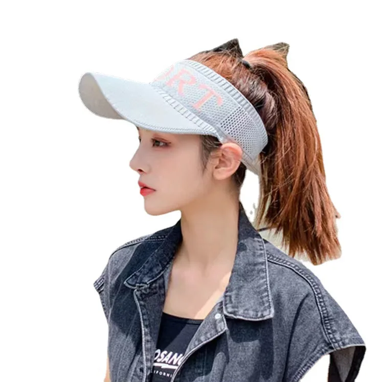 Sun Visors Hat for Women Cap Summer Sports Running Tennis Golf Walking Beach Baseball Girl Caps Empty Top