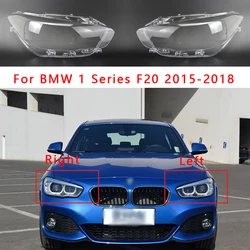 For BMW 1 Series F20 2015 2016 2017 2018 Car Front Headlight Lens Covers Left-Right Car Transparent Housing Car Accessories