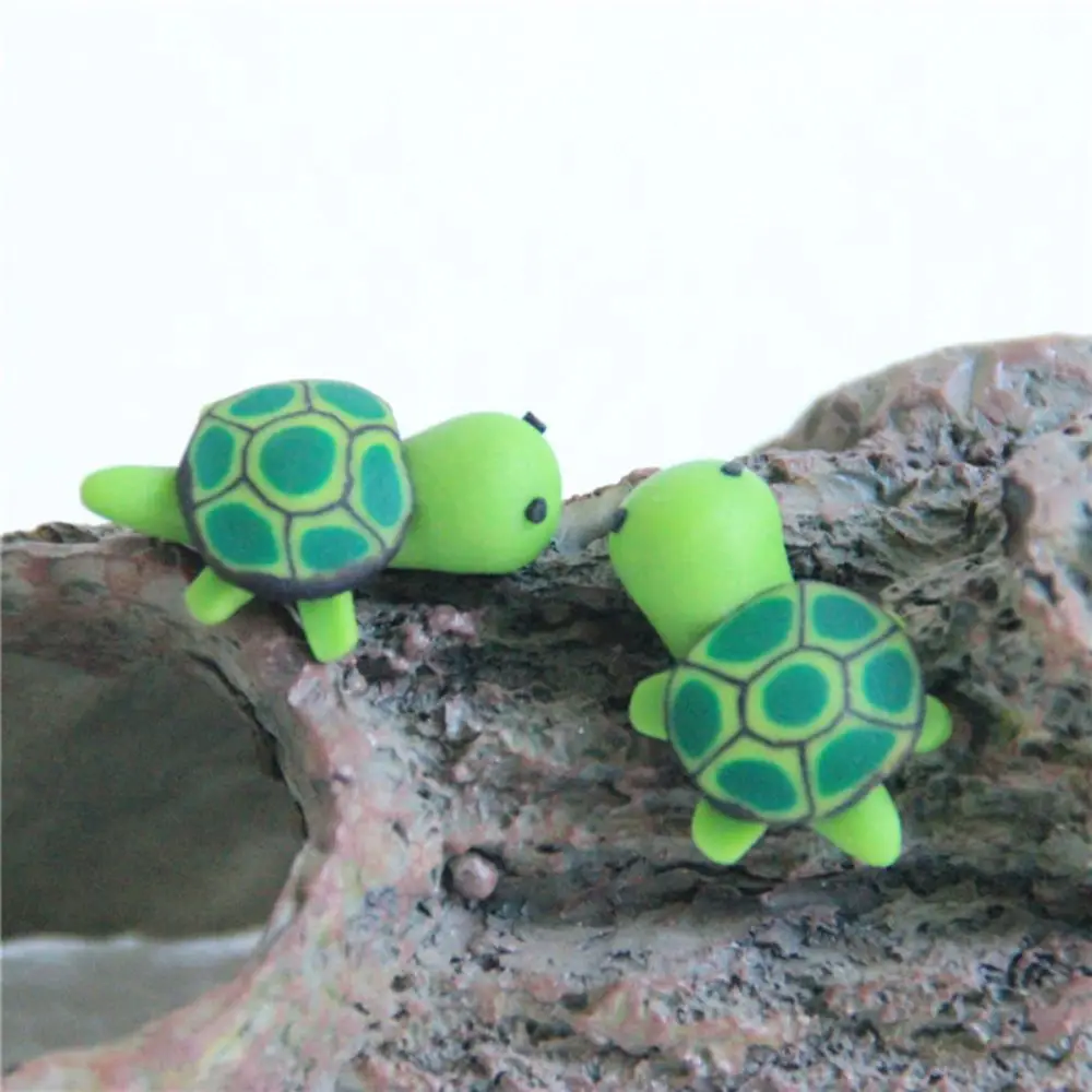 New DIY Bonsai Garden Flower Pot Sea Turtle Dollhouse Decor Miniature 10Pcs