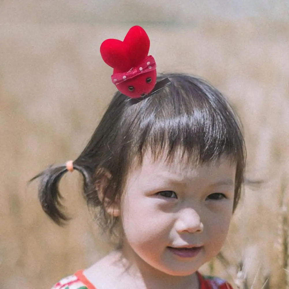 Заколка для волос с кроликом, милый мультяшный набор заколок для волос для девочек, бантик, кролик, курица, маленькая желтая утка, плюшевые заколки для волос, подарок на вечеринку своими руками