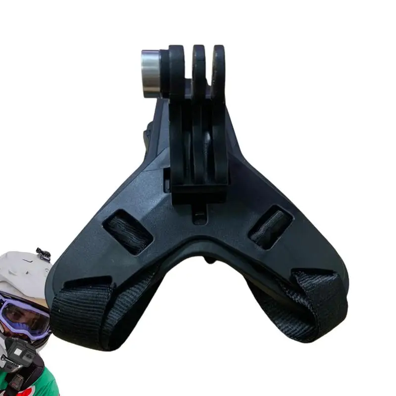 Camera Chin Mount Mounting Holder For Motorcycle Headgear Release Clamp For Action Cameras Riding Accessories For Motorcycle