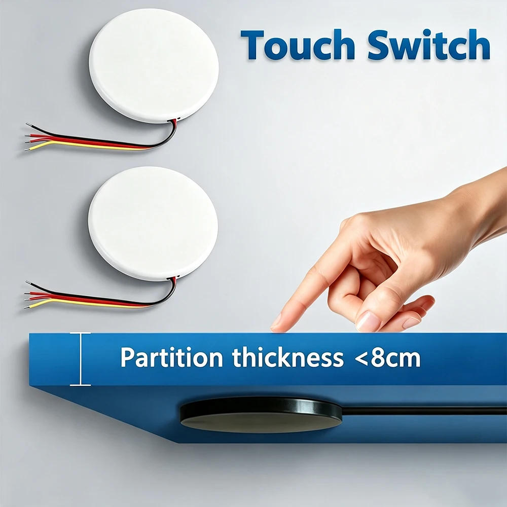 DC 12V 24v Touch Sensor Switch for LED Strip Lights | Indoor Lighting Control | Easy Installation Touch Dimmer | Office Design