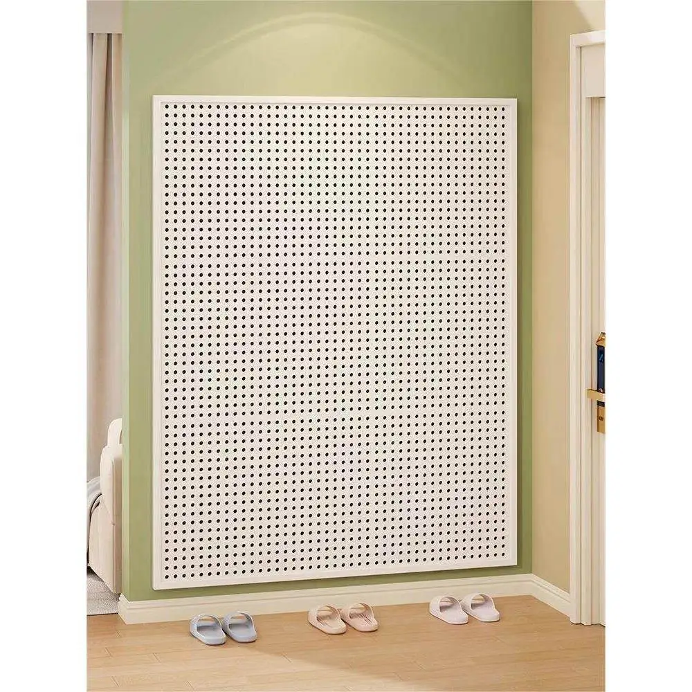stainless-steel-hole-board-helmet-display-rack-safety-hat-storage-shelf-hardware-tools-wall-mounted-storage-organizer