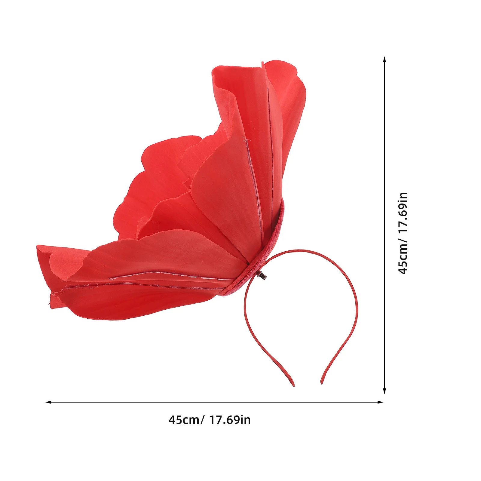 Grote bloem tovenaar voor vrouwen Oversized bloemenhoofdband Vrouwelijk haaraccessoire Verklaring Tea Party Hat Event Wear