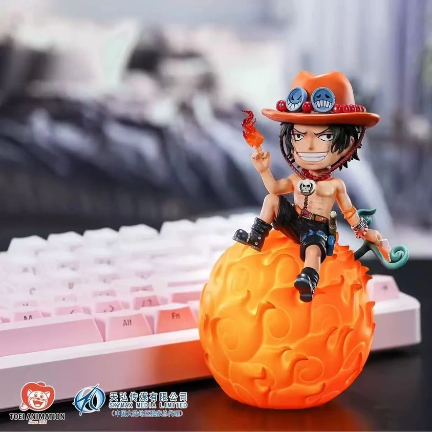 Hot One Piece Devil Fruit Series Spraakgestuurd nachtlampje Luffy Nico Robin Chopper Portgas·D· Ace Anime Figuur Desktop Speelgoed