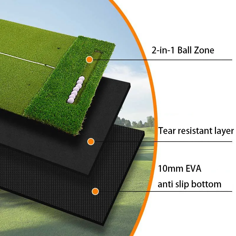 Golf Three in One Replacement Hitting Pad