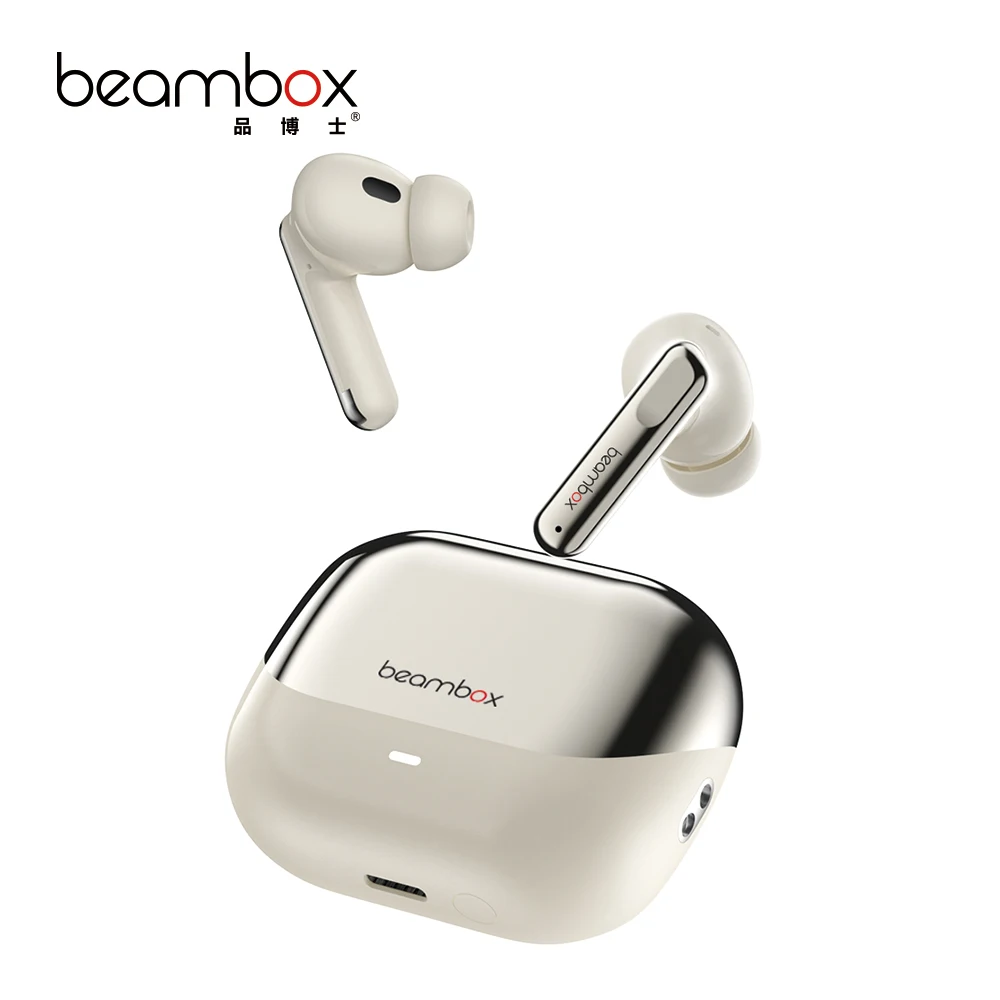 2025 New Private Mold OEM Brand Beambox In-Ear Earphone LOGO Price Mini ENC and ANC Noise Cancelling TWS Earbud for Phone Buds