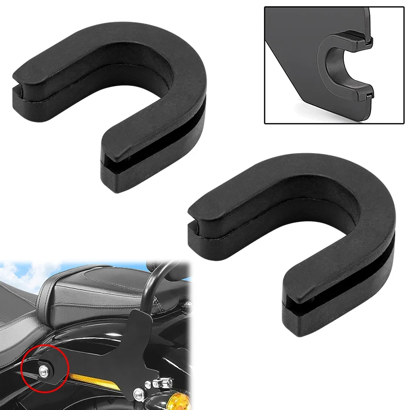 

Motorcycle Luggage Rack Sissy Bar Mounting Hardware ABS Bracket Grommet Bushing For Harley Softail Slim Street Bob Deluxe 18-UP