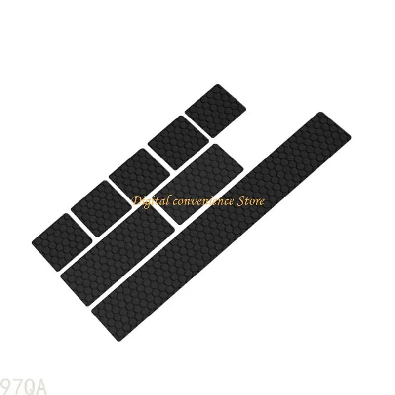 97QA 인체 공학적 실리콘 키 캡은 조용한 타이핑 및 사무실 사용을위한 범용 안티 스티커 커버