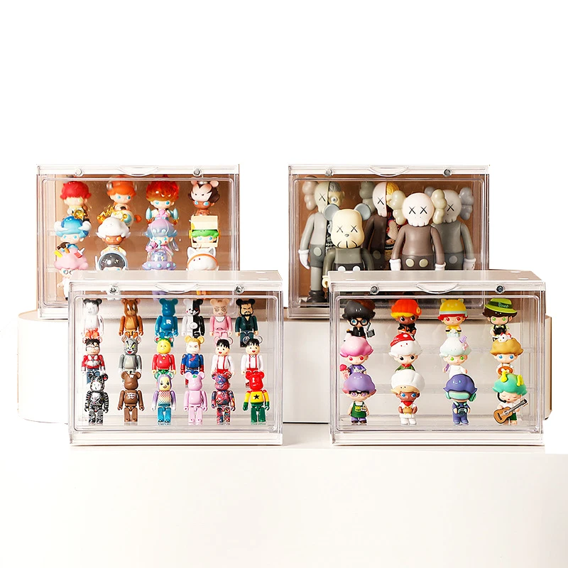 Jasmine Bubble Matt Doll Toy Organizer Box Transparent Mystery Box Showcase Collectible Figures Display Stand Case Dust Proof