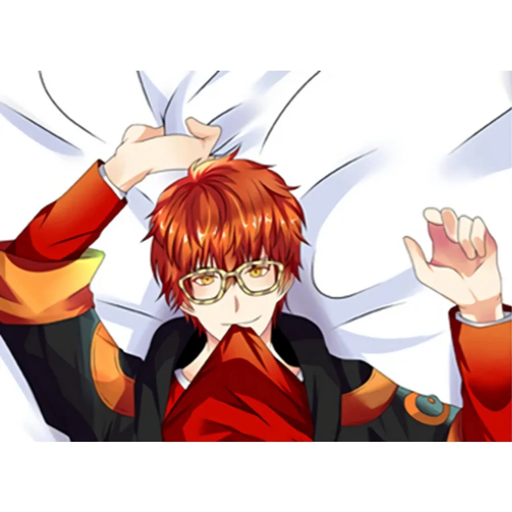 Saeyoung 707 Dakimakura Pillowcase Double Sided Print Peach Skin Cushion Cover Home Bedding Decor