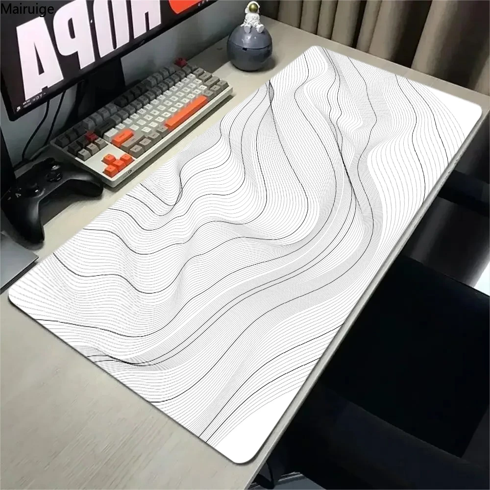 

Large Gaming Mouse Pad 90x40 Strata Liquid Desk Mat Non-Slip Rubber Game Mouse Mat Computer Keyboard Mats Pad Big Mousepad Gamer