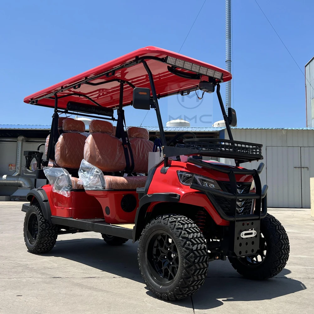 Electric Golf cart Off-road Safari Car 4 6 Seater 60V 72V Golf Cart Custom Tour Electric Shopping Cart Sale Golf Buggy Electric