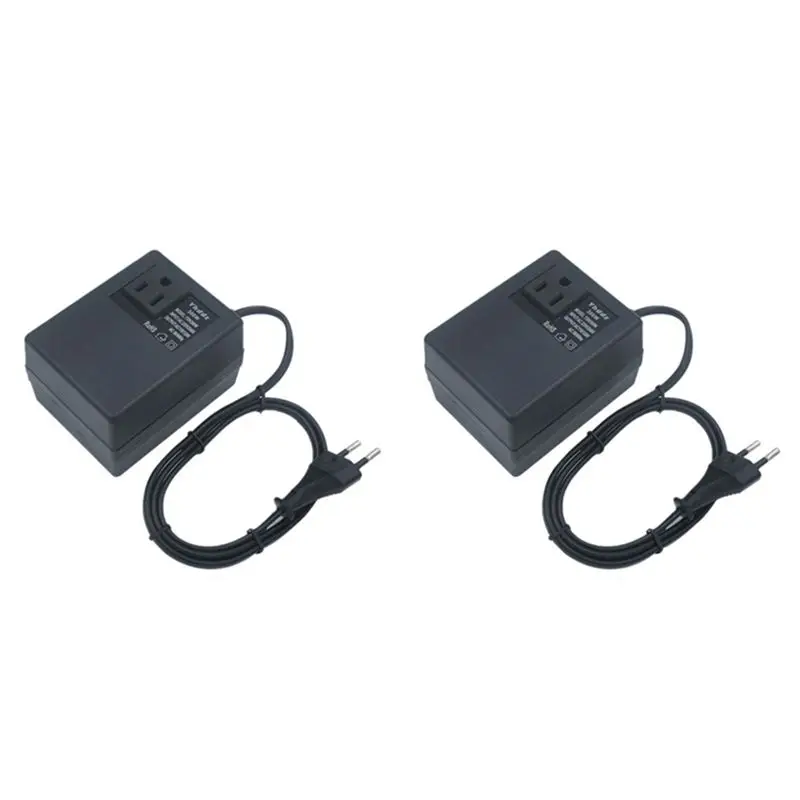 Classic-2X 300W Voltage Converter Transformer 220V To 110V Step Down Travel Voltage Transformer Converter EU Plug