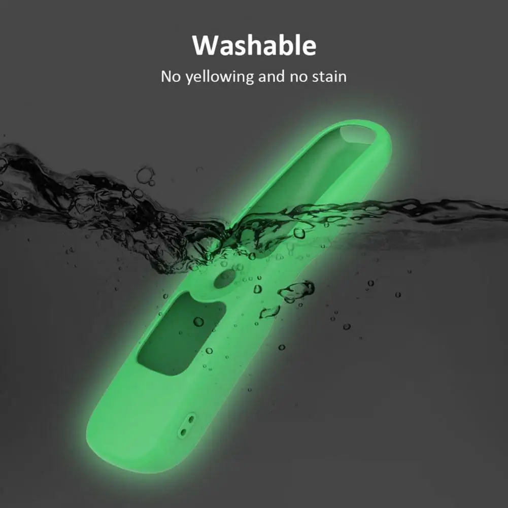 Durable Remote Control Cover with Strap Protective Case Waterproof Smart TV Remote Control Silicone Case  Decorate