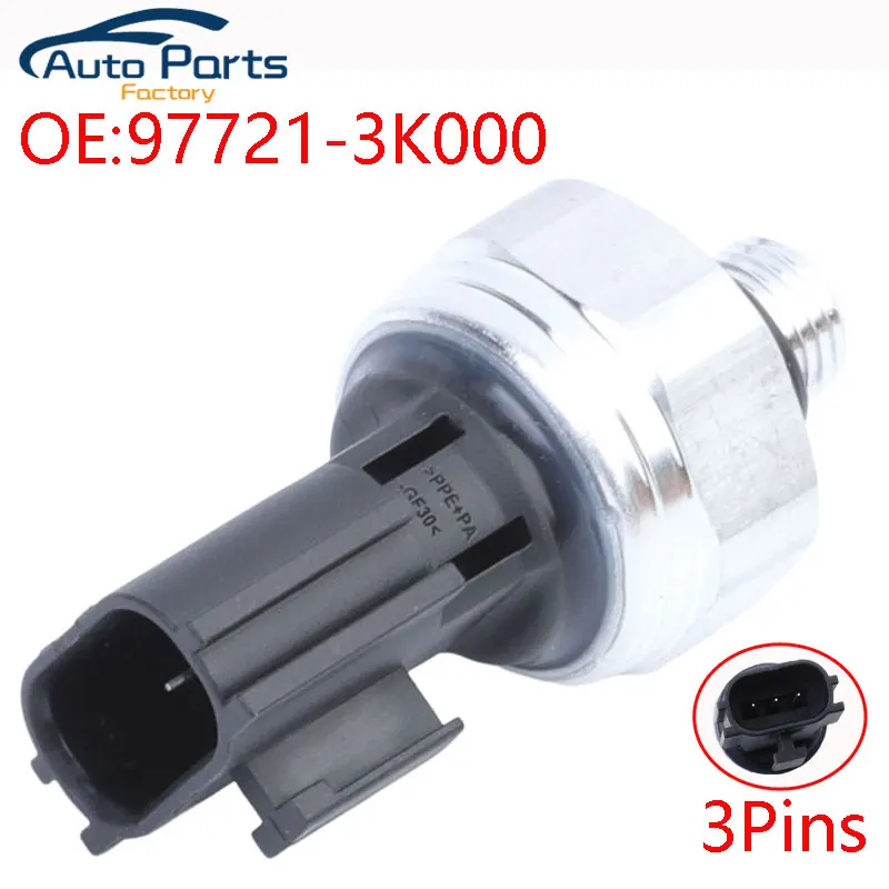 New Air Conditioner Pressure Sensor For Hyundai Sonata Santa Fe Elantra Tucson For Kia Optima Soprtage Sorento 97721-3K000