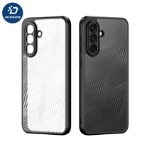 For Samsung Galaxy A56 A36 5G Matte Case Dux Ducis Anti-fingerprint PC+TPU Protection Back Cover with Flowing Line