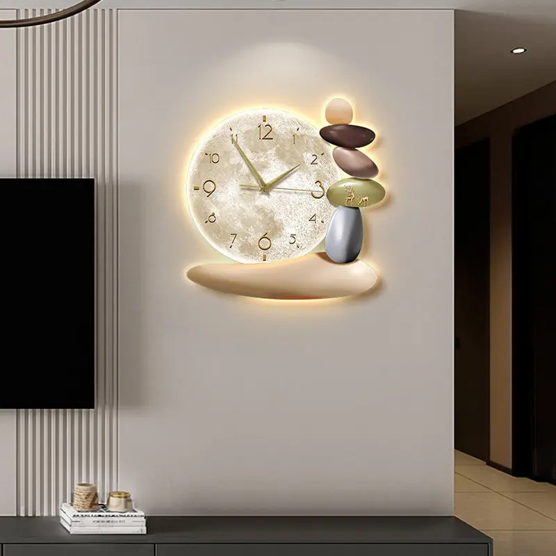 Display Nordic Style Wall Watch Security Premium Modern Aesthetic Wall Clock Decoration Luxury Reloj Para Pared Home Decor