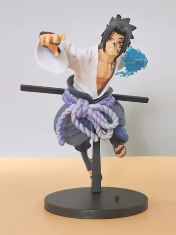 Naruto Sasuke Anime Action Figure Toys 20CM Uchiha Cartoon PVC Figurine Collection Desk Decoration Model Dolls Birthday Gifts