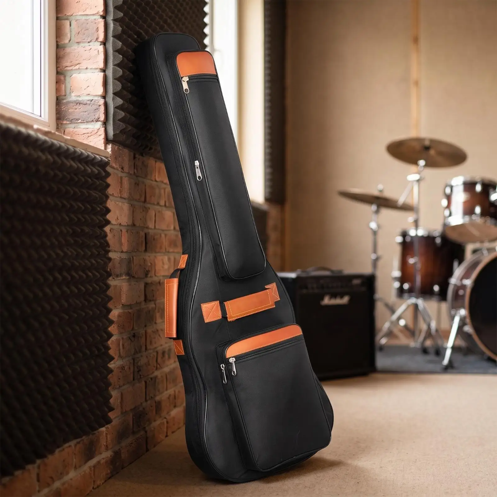 Electric Guitar Gig Bag Sturdy Electric Guitar Bag Adjustable for Guitarists