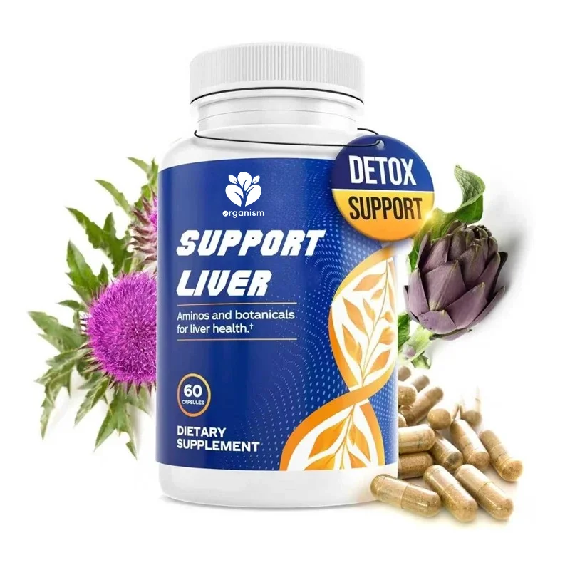 Liver cleansing and repair, Korean thistle extract liver health formula, containing milk thistle, taurine, and methionine