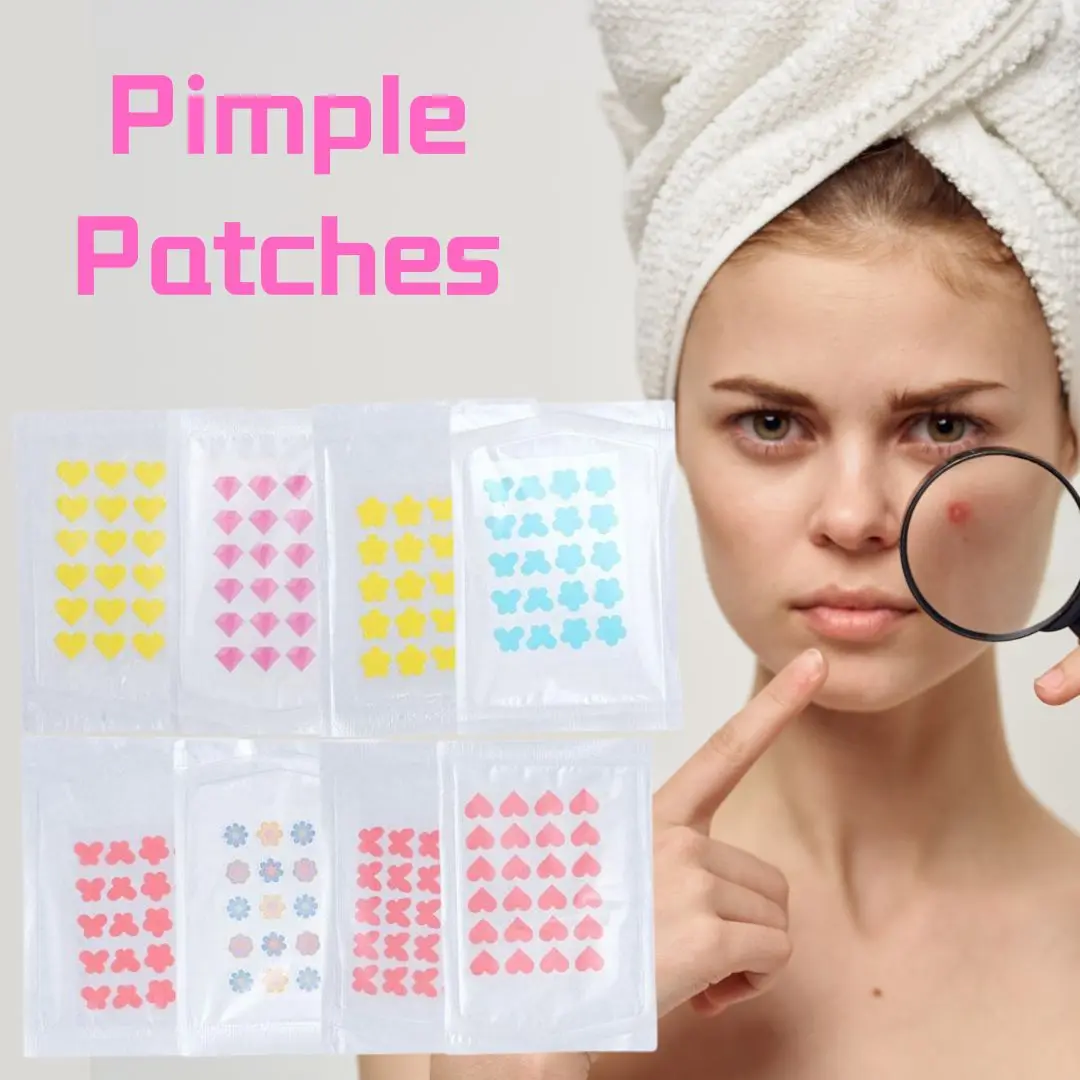 Cute Pimple Patch Acne Absorbing Cover Face Invisible Stickers Acne Dots Patches Moisturizes For Covering Zits And Blemishes