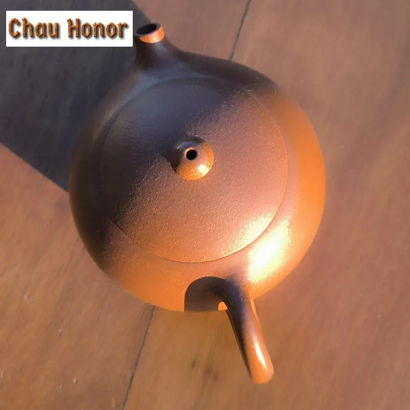 

150ml Antique Yixing Purple Clay Teapots Master Handmade Xishi Pot Raw Ore Downhill Mud Kettle Chinese Zisha Tea Set Decoration