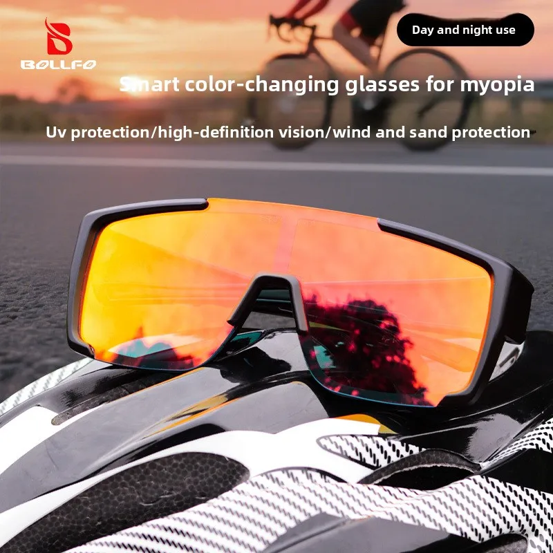 Polarized Cycling Glasses UV400 Over Glasses Fishing Driving Hiking Sports Eyewear Bicycle Goggles
