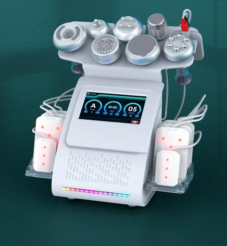 

New 9 in 1 80K Ultrasonic Cavitation Slimming Machine Loss Weight Vacuum Radio Frequency Skin Tightening Body Sculpting Machine