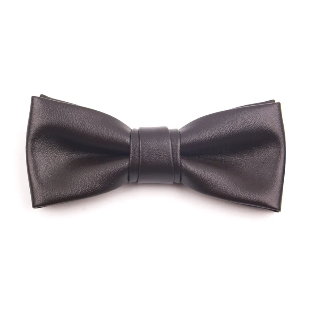 الكلاسيكية بلون بو الجلود ربطة القوس فيونكة لينة قابل للتعديل الرجال ربطة العنق الإبداعية Bowknot الرجعية Cravat الأولاد