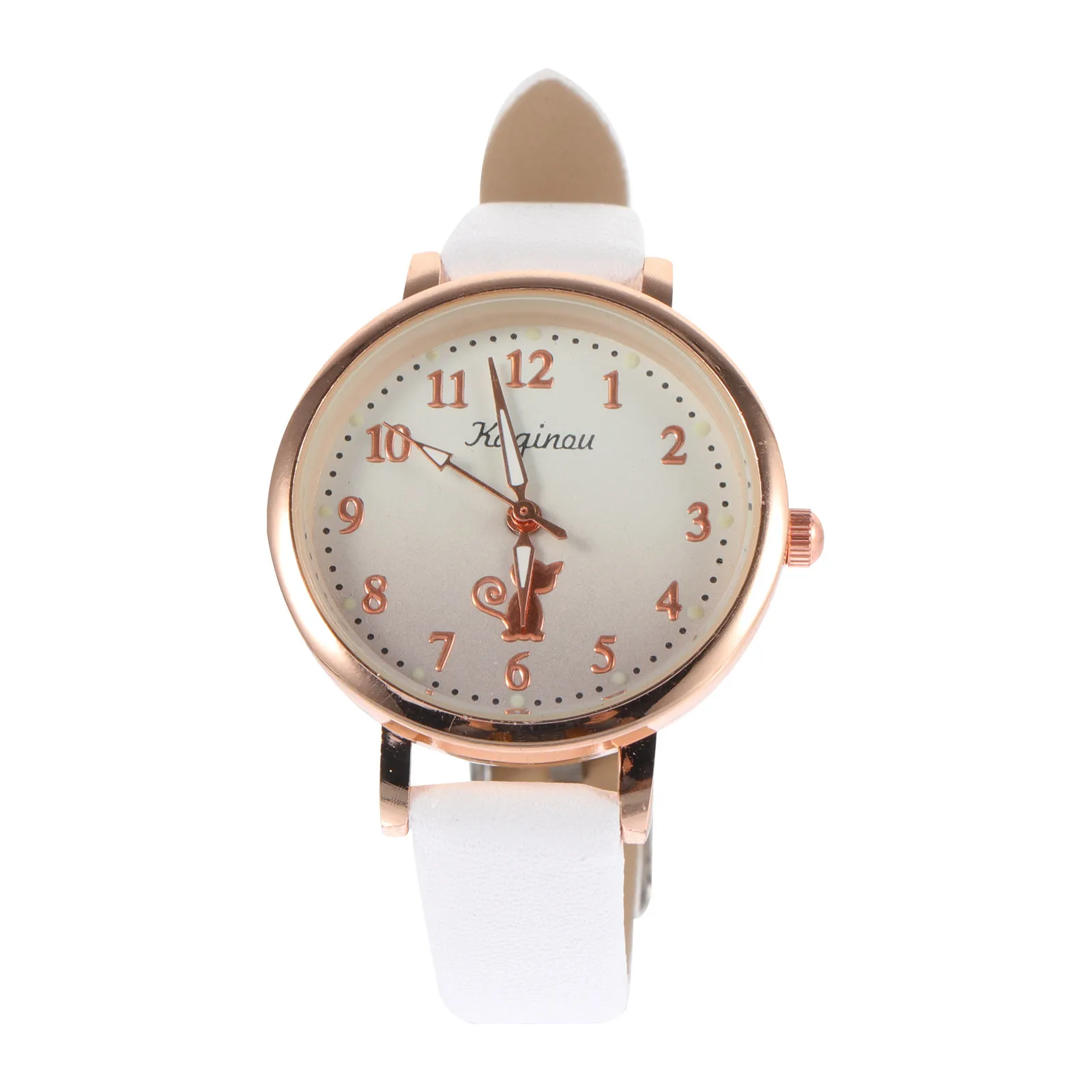 

Wrist Watch Simple Luminous Pointers Smooth Band Durable Student Casual Watch Fashion Timepiece