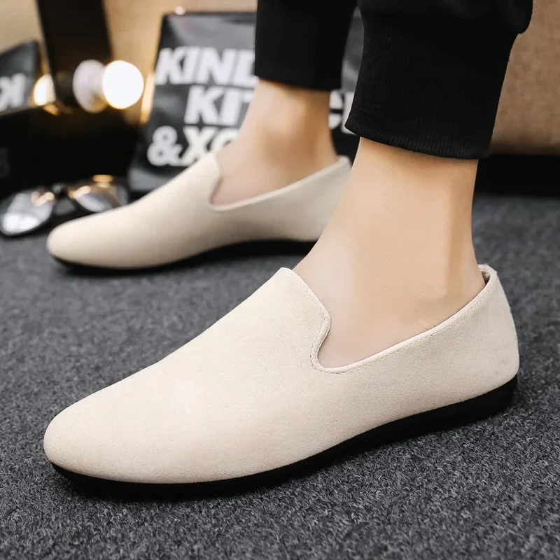 Mens Loafers Flat Casual Shoes for Men Slip-ons Designer Shoes Man Low Top Male Sneakers 2021 New Arrival Zapatos De Hombre