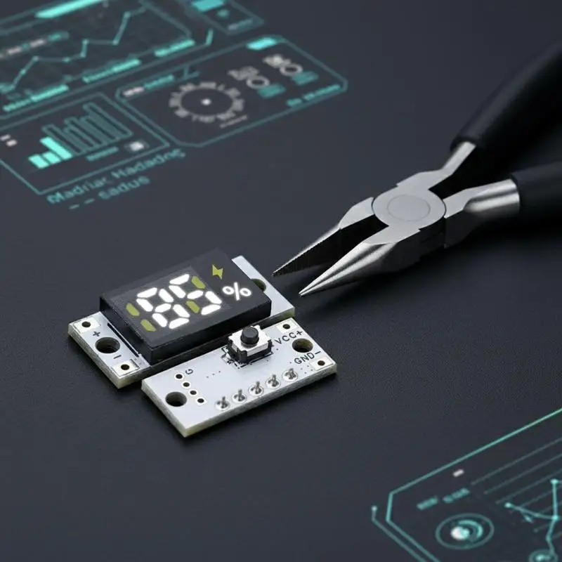 Smart Battery Level Indicator Module for 1S 2S 3S 4S Batteries Mini Digital Voltage Tester for FPV Car Tools