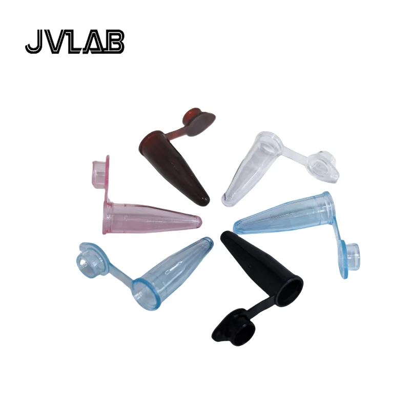 Microtubes Colorful Centrifuge Tube 0.2 ml Lab Centrifugal PCR Tube 200ul Pink/Blue/Yellow/Transparent Pack of 1000/PK