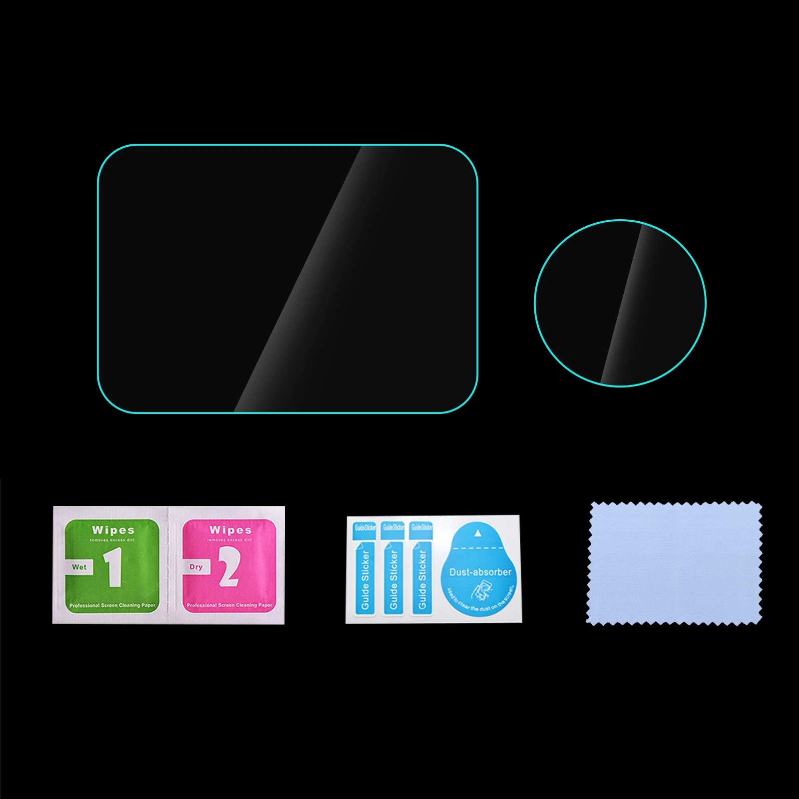 PULUZ Anti-explosion Protector 2 in 1 Tempered Glass Screen Film For Insta360 GO 3 and GO 3S - Screen & Lens Protection