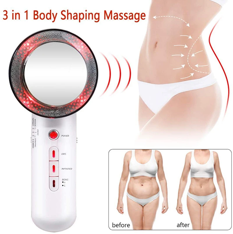Gesicht Körper Abnehmen Massagegerät Lipo Fatburner Maschine Galvanische Infrarot Ultraschall Gewichtsverlust Maschine