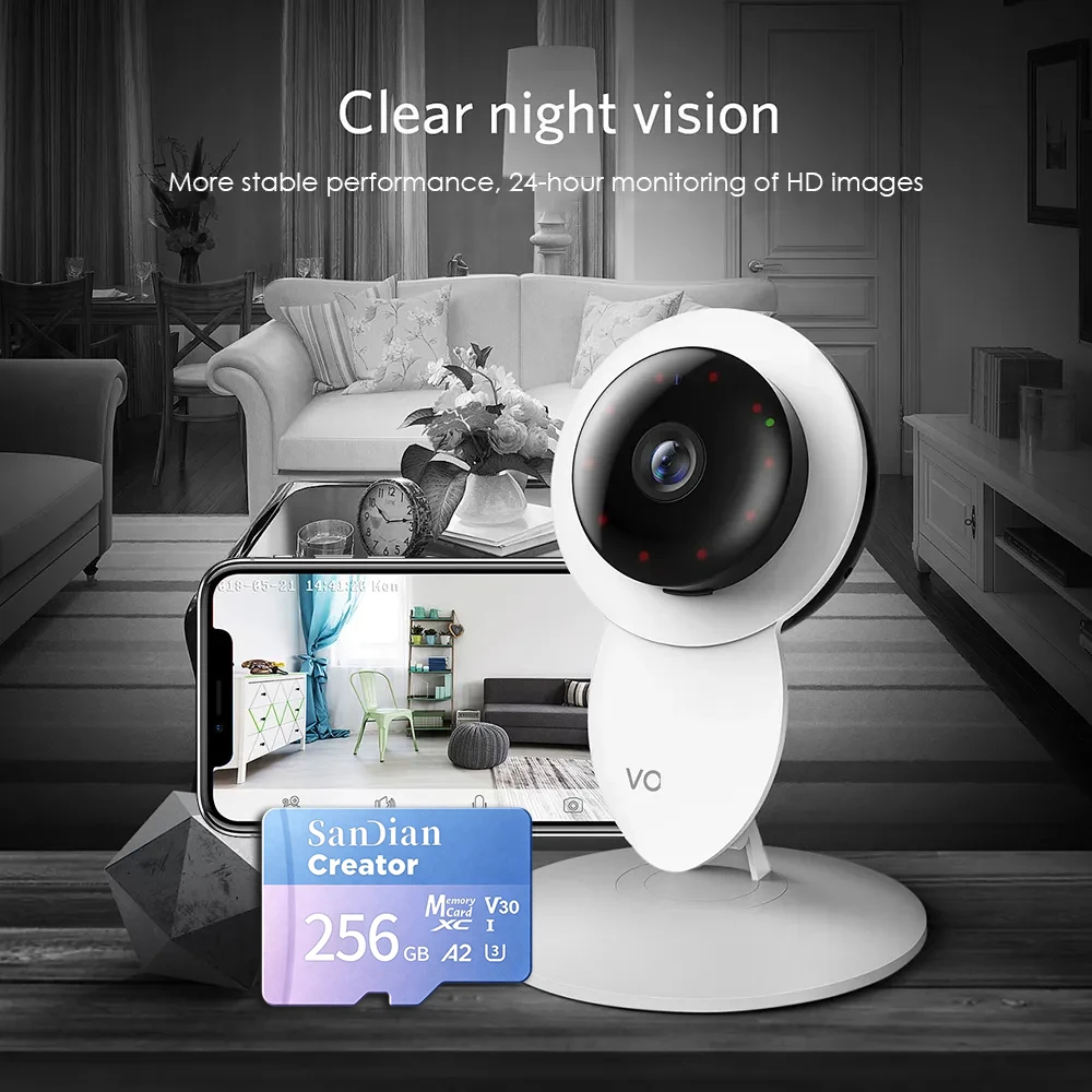 Original V30 U3 Micro TF SD Card 128GB 256GB High Endurance For Dash Camera Home Security Surveillance Full HD Recording Max