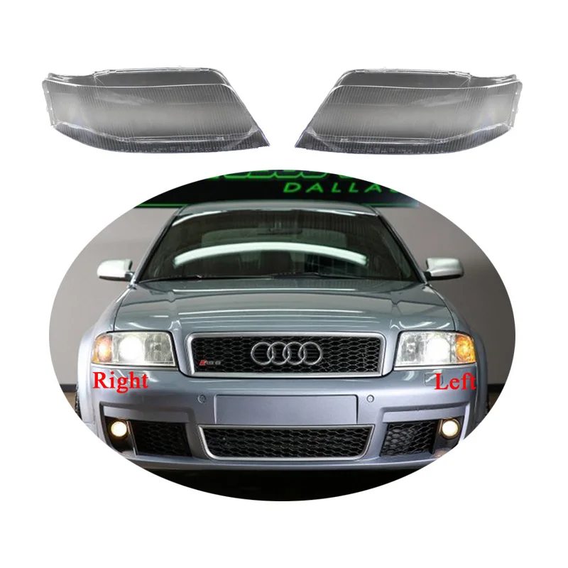 

Use For Audi A6 C5 1999 2000 2001 2002 Headlamp Shell Lens Lamp Shade Headlight Cover Transparent Lampshade Plexiglass