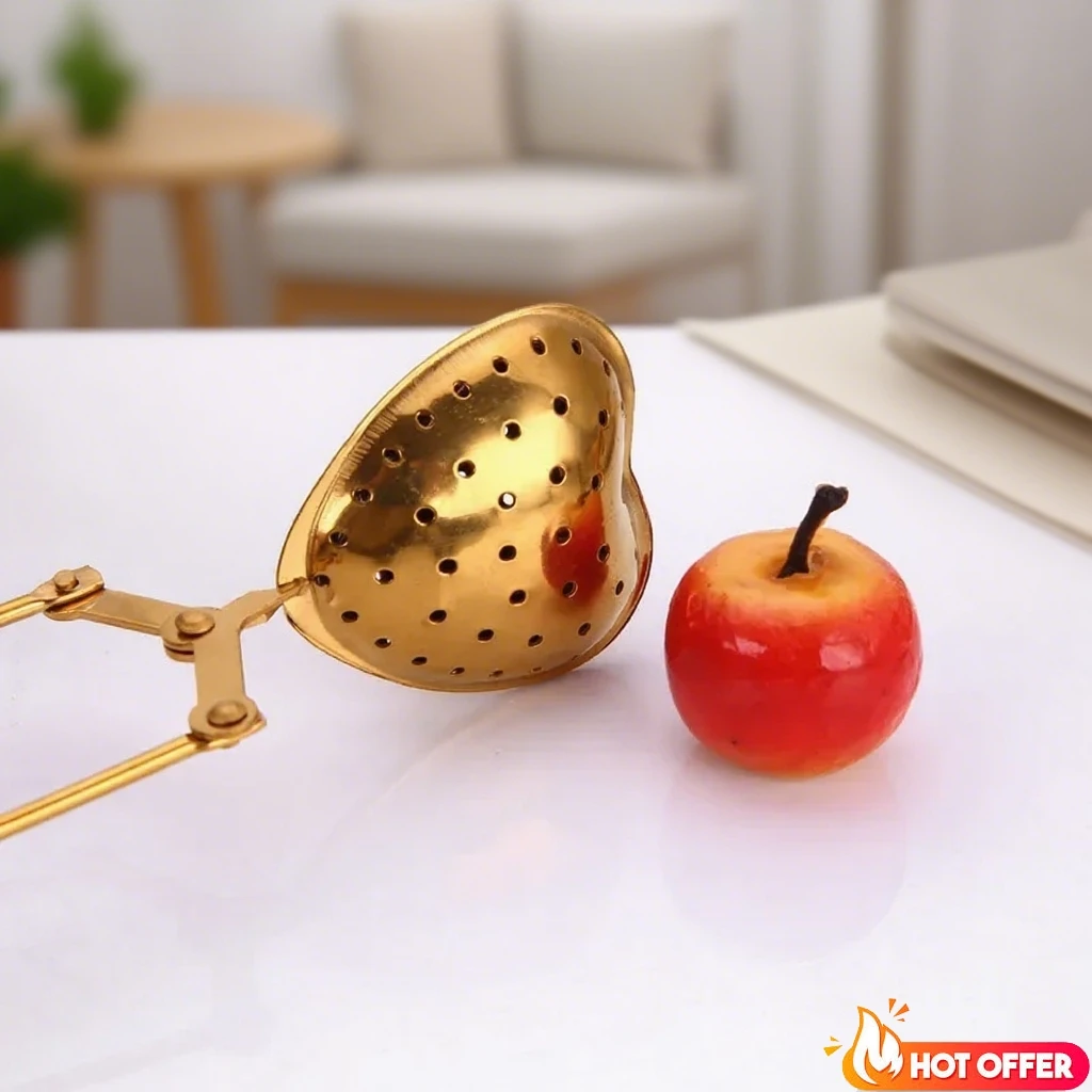 

Multi Style Tea Strainer Star Heart Shell Shape Practical Snap Stainless Steel Mesh Tea Infusers Teaware Kitchen Accessories