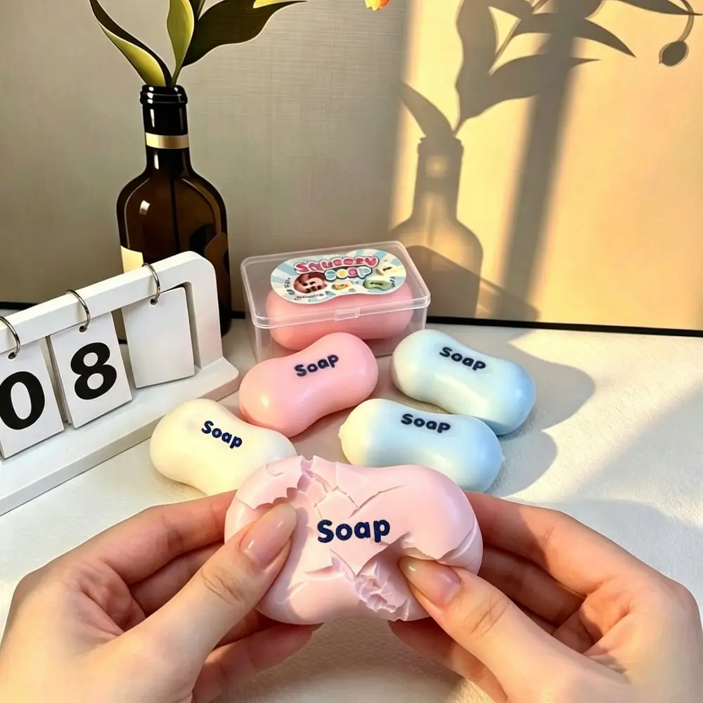 Soap Wax Cracking Squeeze Crispy Feel Crackable Texture Crunchy Sound Ball Handmade Craft Soft Gel Fidget