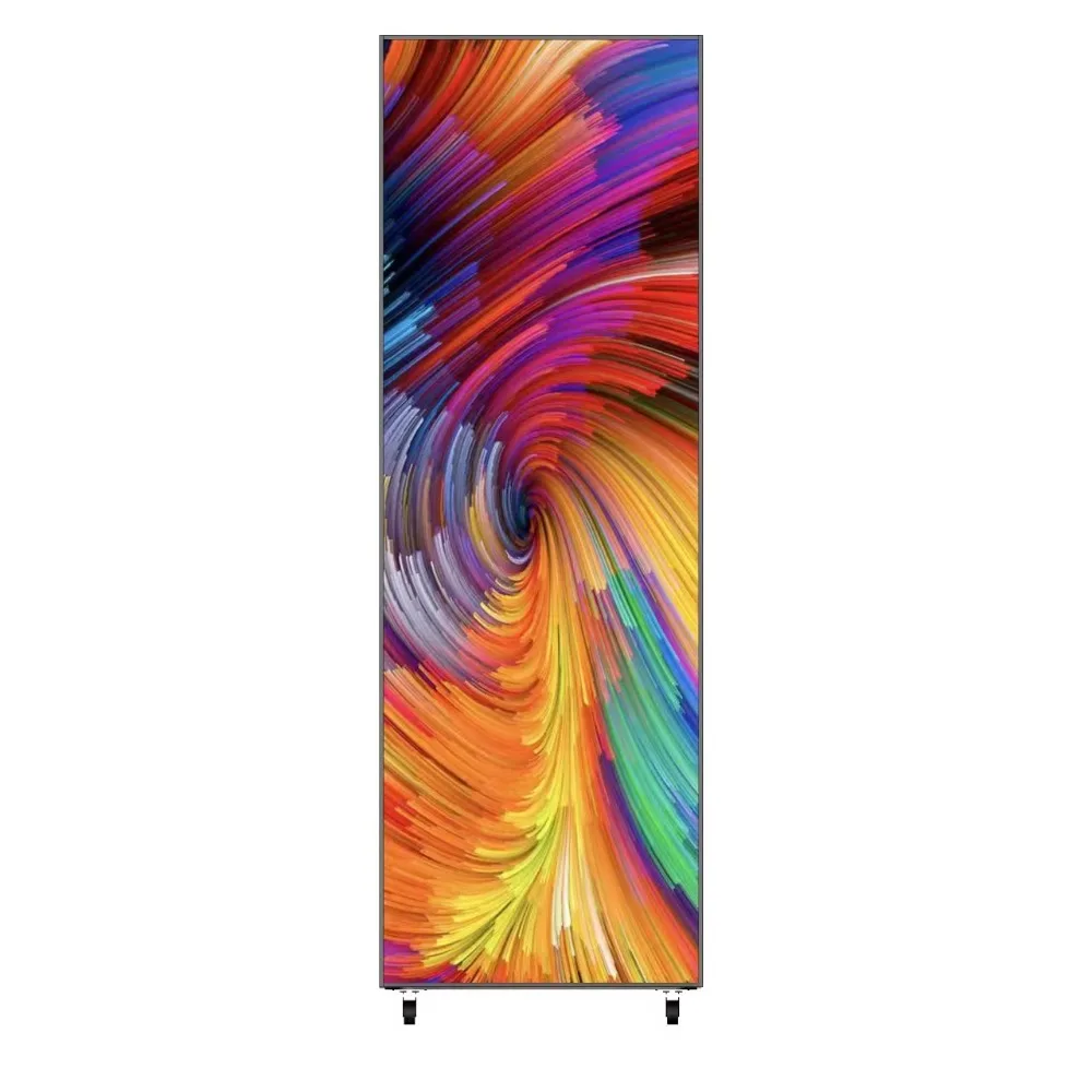 Factory Price GOB P2.5 Indoor Floor Standing Ultra Thin 4K HDR10 Digital Banner with for Input for Wedding Events