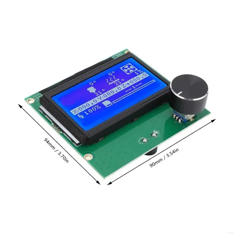 D5BB Professionele -printerweergavemodule met knop 12864 Resolutiescherm Easige installatie voor -printer