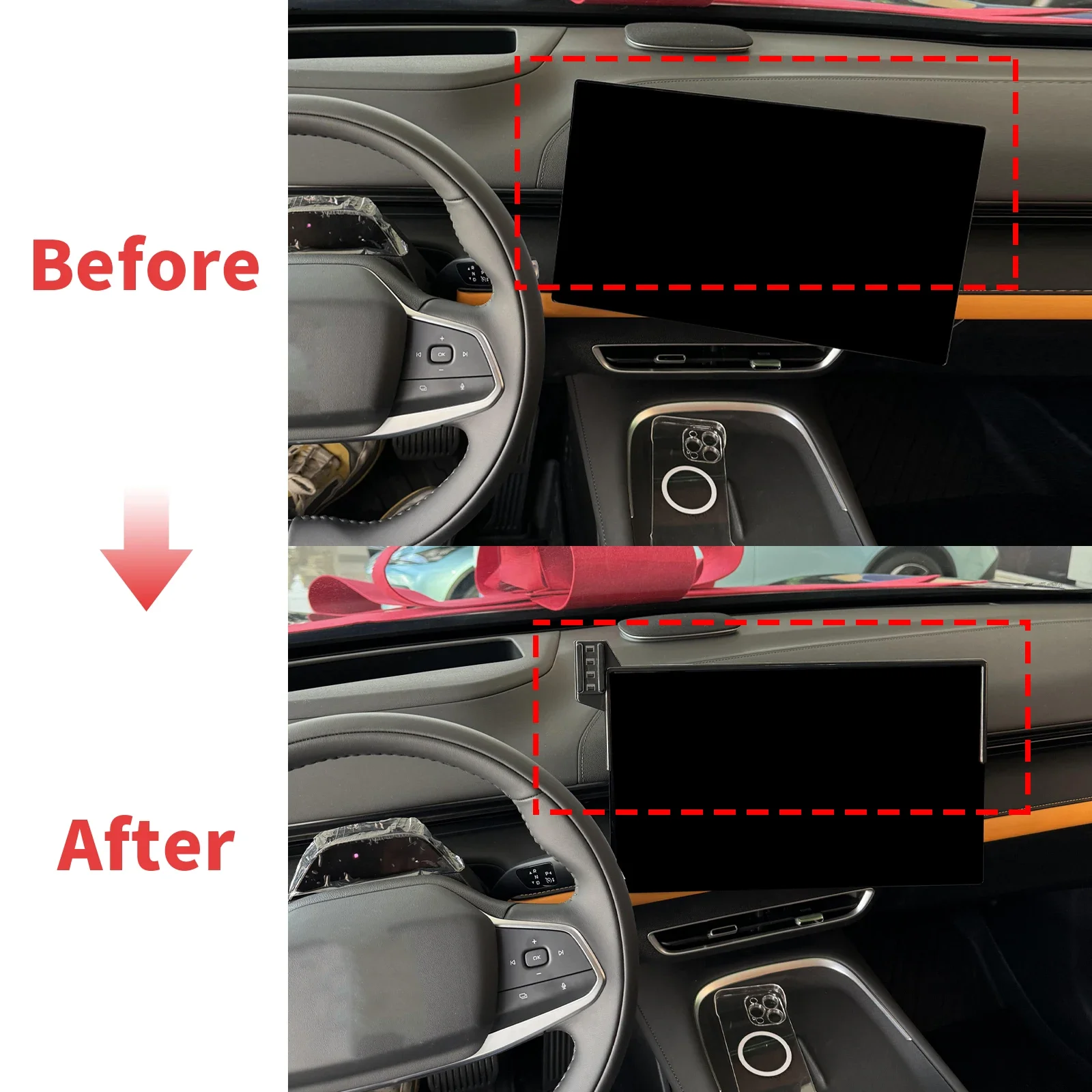 for Deepal L07 2024 2025 2026 2027 15.6inch LHD Vehicle-Specific Phone Holder Mount Car GPS Stand Easy Fix Auto Accessories